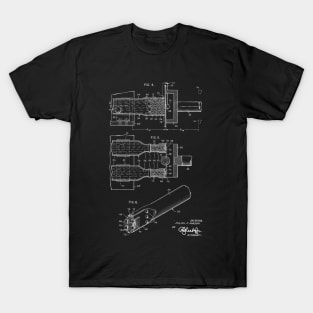 Apparatus for Applying a Getter Material Vintage Patent Hand Drawing T-Shirt